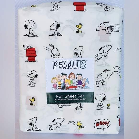 Peanuts Snoopy Woof Sheet Set - Full - Picture 5 of 5
